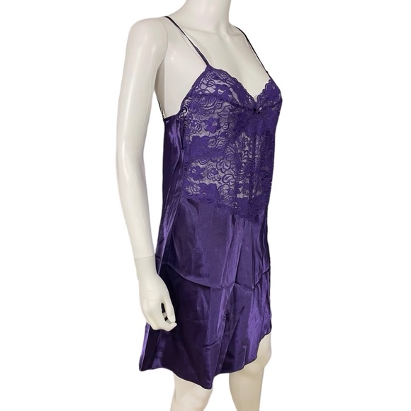 Purple Slip Night Gown - Picture 3 of 5